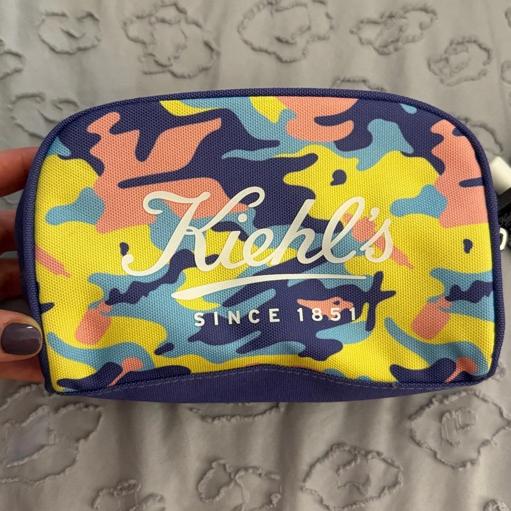 Kiehl’s Avocado Nourishing Hydration Mask + 2 Cosmetic Travel Bags Set - NIB